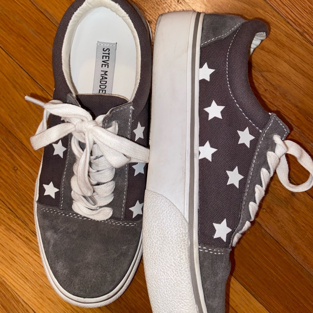 Grey Steve Madden Sneakers